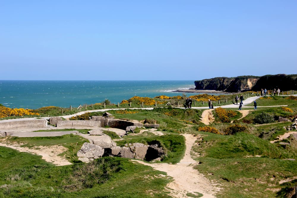 Visites sur la pointe du Hoc - Camping proche des plages du débarquement le Fanal