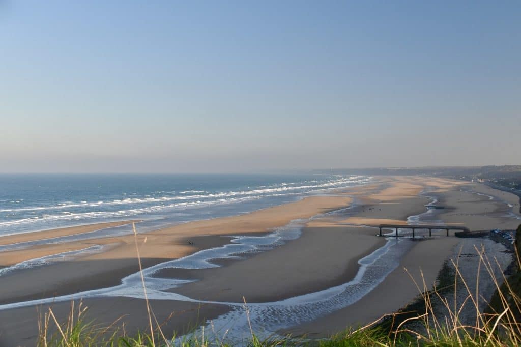 Stranden in Normandië