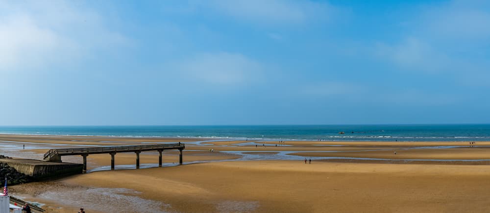 Omaha Beach - Plage du débarquement - Camping le Fanal